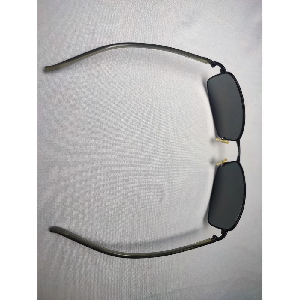 Guess GU 6156 BLK-3 Black Metal Rectangle Sunglasses 57-18-125